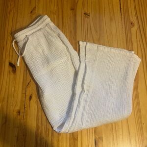 Sincerely Jules White Textured Pants